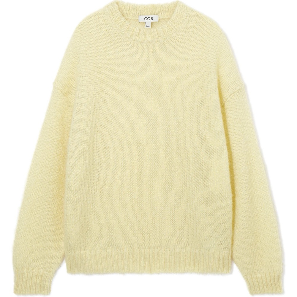 COS Mohair & Wool Crewneck Sweater.